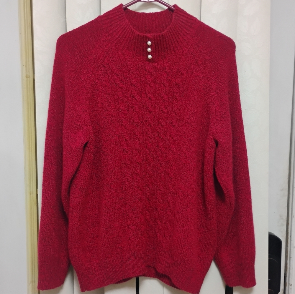 "Karen Scott" Red Sweater - LP